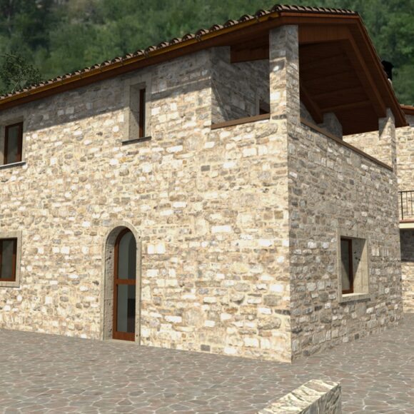pielarocca 4a_dal terrazzo a sud Struttura Residenziale in Piè La Rocca, Norcia